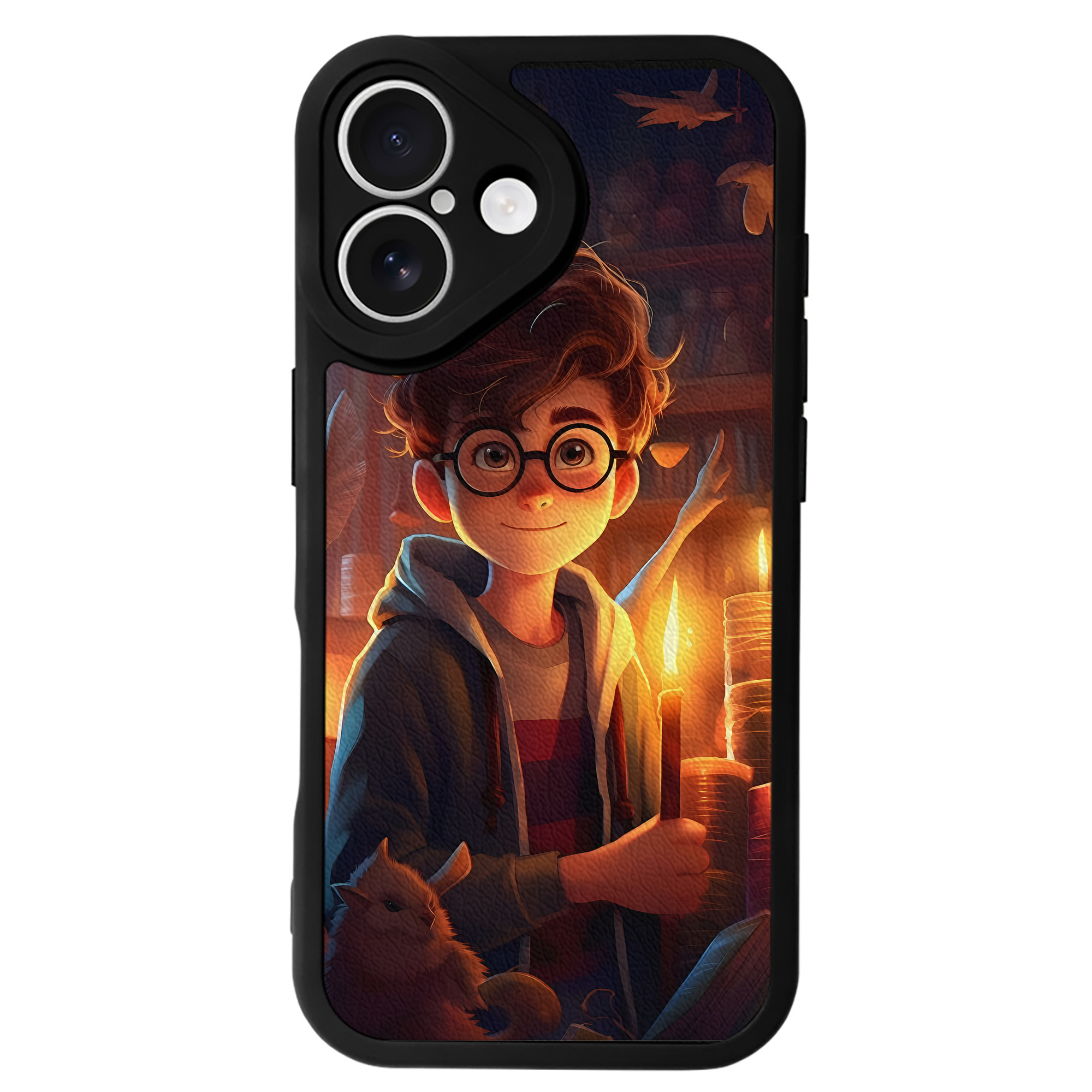 （画像用） Harry Potter ハリー・ポッターシリーズ 【iPhone 16シリーズ対応】シリコンスマホケース（レザー調） 材質：シリコン